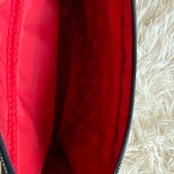 Kate Spade Navy Blue Dizzy Dots L cosmetic bag - Picture 3 of 3